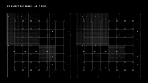 AE模板-Parametric Grids_HUD科技方形网格界面元素.zip