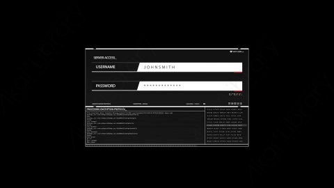 AE模板-Password Verification_UI_01密码登录界面分析HUD科技界面.zip