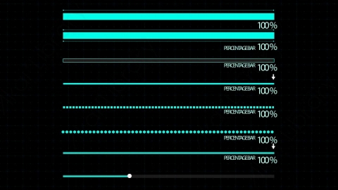 AE模板-Progress Bar Horizontal_HUD科技长条形界面元素.zip