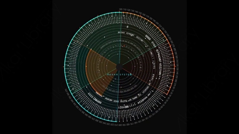 AE模板-Radar 03雷达扫描HUD科技圆形界面元素.zip
