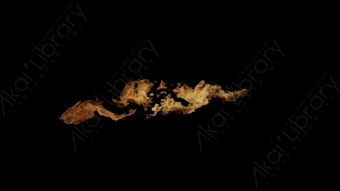 视频素材-Rampant_4K_Fire_001喷射火焰燃烧