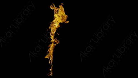 视频素材-Rampant_4K_Fire_004喷射火焰燃烧