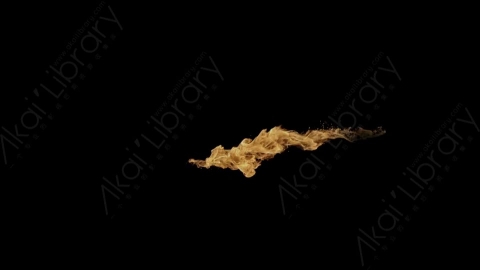 视频素材-Rampant_4K_Fire_008喷射火焰燃烧