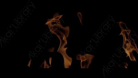 视频素材-Rampant_4K_Fire_015燃烧火焰