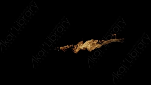 视频素材-Rampant_4K_Fire_017喷射火焰燃烧