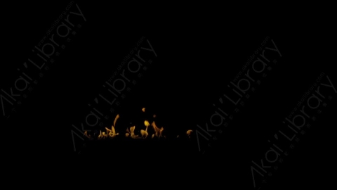 视频素材-Rampant_4K_Fire_032燃烧火焰