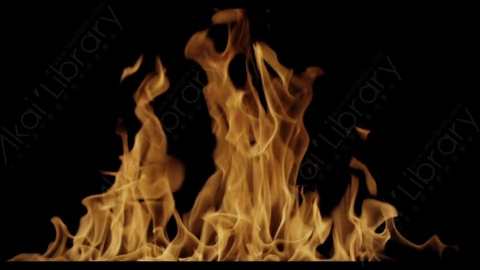 视频素材-Rampant_4K_Fire_038燃烧火焰