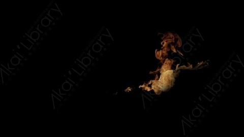 视频素材-Rampant_4K_Fire_042喷射火焰燃烧