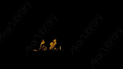 视频素材-Rampant_4K_Fire_077燃烧火焰