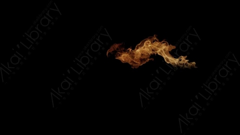 视频素材-Rampant_4K_Fire_080喷射火焰燃烧