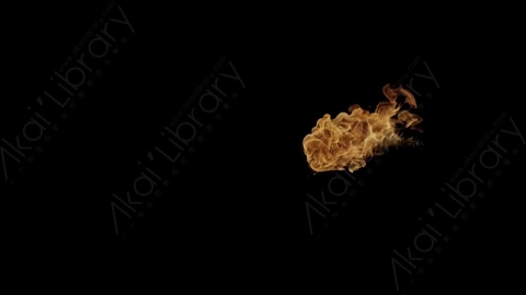 视频素材-Rampant_4K_Fire_087喷射火焰燃烧