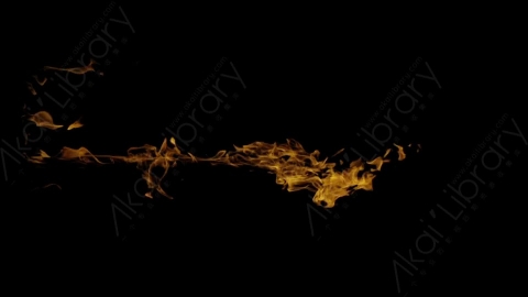 视频素材-Rampant_4K_Fire_096喷射火焰燃烧