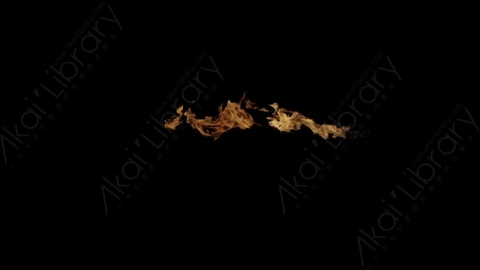 视频素材-Rampant_4K_Fire_129喷射火焰燃烧
