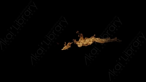视频素材-Rampant_4K_Fire_136喷射火焰燃烧