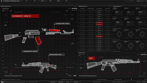 AE模板-Schematic Screen_02武器枪分析扫描HUD科技界面.zip