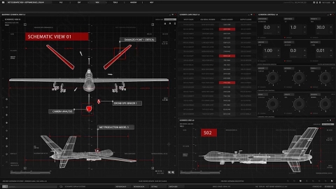 AE模板-Schematic Screen_08飞机无人机分析扫描HUD科技界面.zip