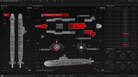 AE模板-Schematic Screen_15潜艇分析扫描HUD科技界面.zip