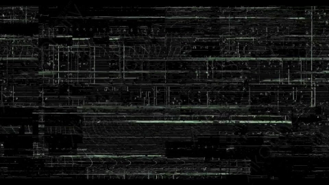 视频素材-故障毛刺背景Sci-Fi_Background_5