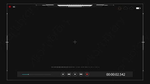 AE模板-Screen Recording 03HUD科技监控视频播放器界面.zip