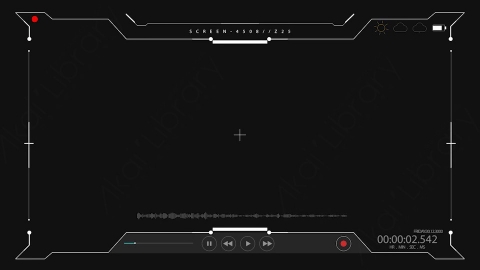 AE模板-Screen Recording 05HUD科技监控视频播放器界面.zip
