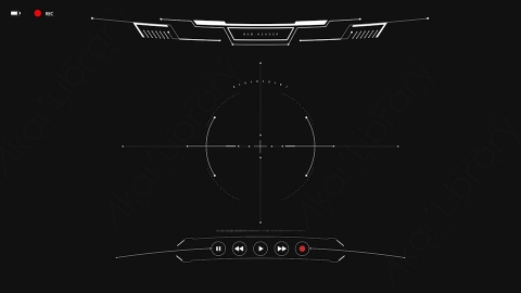 AE模板-Screen Recording 06HUD科技监控视频播放器界面.zip