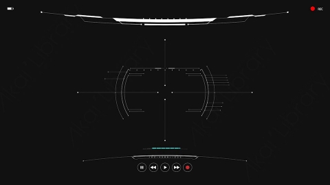 AE模板-Screen Recording 07HUD科技监控视频播放器界面.zip