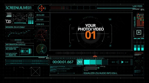 AE模板-Screen UI HUD_HUD科技信息分析界面.zip