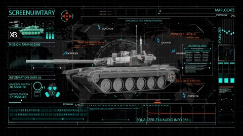 AE模板-Screen UI Military_HUD科技军事信息分析界面.zip
