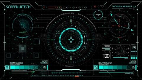 AE模板-Screen UI Tech_HUD科技信息分析界面.zip