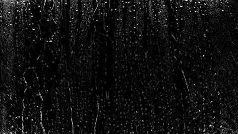 视频素材-雨水下雨水滴落在玻璃上滑落Slow_Drip