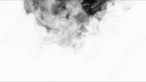 视频素材-水墨墨水Slow_Motion_Ink_Drop_White_On_Black_6