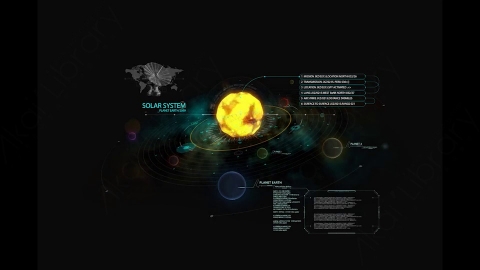 AE模板-Solar System 1HUD科技太阳系宇宙太空扫描识别界面.zip