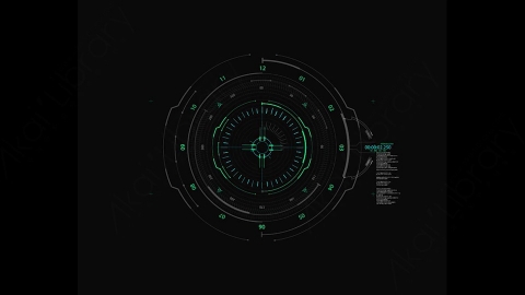 AE模板-Special Gadget 12_HUD科技圆形扫描识别界面元素.zip