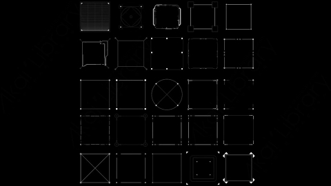 AE模板-Squares_Group_1_HUD科技方形界面元素.zip