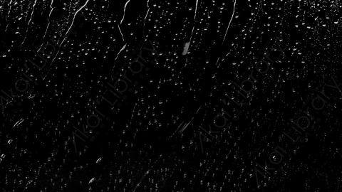 视频素材-雨水下雨水滴落在玻璃上滑落Steady_Drip_02