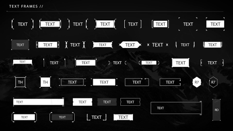 AE模板-Text Frames 01_HUD科技文字界面元素.zip