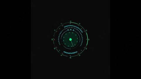 AE模板-Time Radial 01_HUD科技圆形时间钟表界面元素.zip