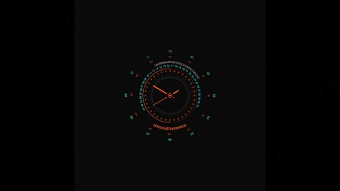 AE模板-Time Radial 02_HUD科技圆形时间钟表界面元素.zip