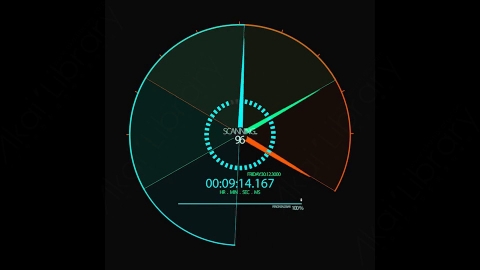 AE模板-Time Radial 11_HUD科技圆形时间钟表界面元素.zip