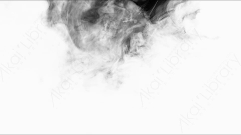 视频素材-水墨墨水Two_Ink_Drops_White_On_Black_6