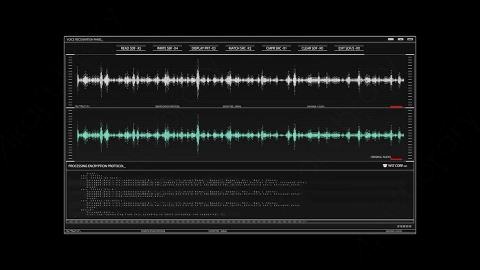 AE模板-Voice Recognition_UI_01声音音频识别分析分析HUD科技界面.zip