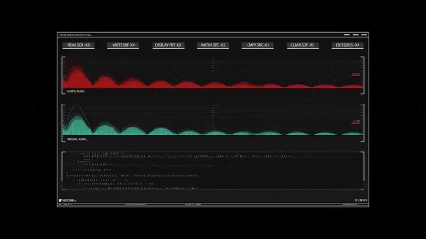 AE模板-Voice Recognition_UI_04声音音频识别分析分析HUD科技界面.zip