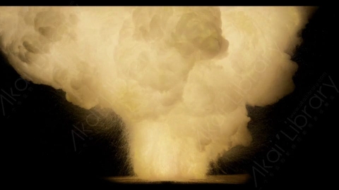视频素材-火药燃烧gun_powder_charge_03