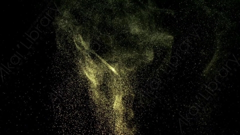 视频素材-粒子颗粒Particles_Gold_03