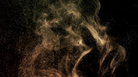 视频素材-粒子颗粒Particles_Gold_07