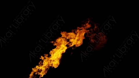 视频素材-motionVFX_fire_blow_from_left_04喷射火焰