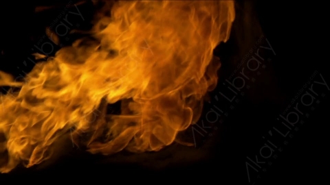 视频素材-motionVFX_fire_blow_from_left_12喷射火焰