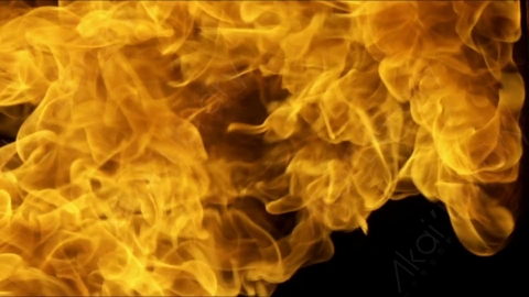视频素材-motionVFX_fire_blow_from_left_25喷射火焰