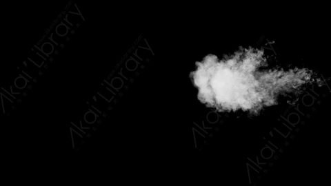 视频素材-puff_from_right_06喷出烟雾