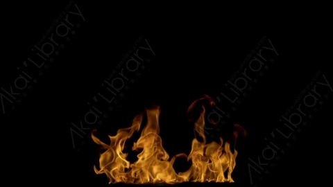 视频素材-motionVFX_steady_bonfire_04燃烧火焰